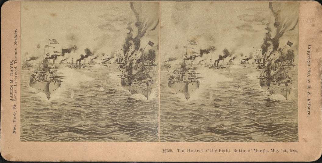 The Hottest of the Fight, Battle of Manila Bay, May 1st, 1898.